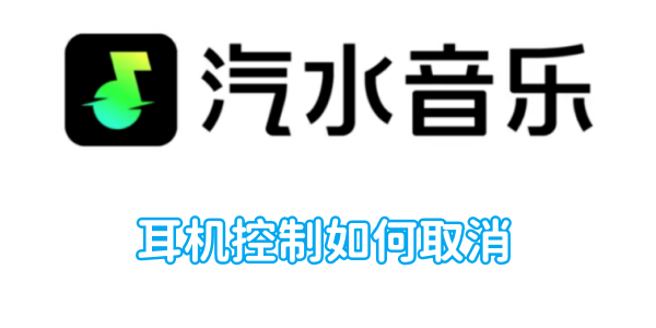 汽水音乐耳机控制的操作方法