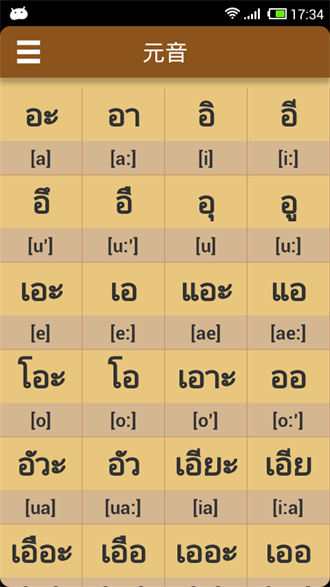 thaialphabetchart安卓版 V1.3