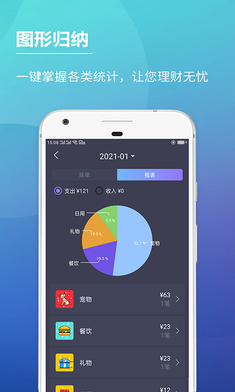 啊噢记账本安卓免费版 V5.1.5