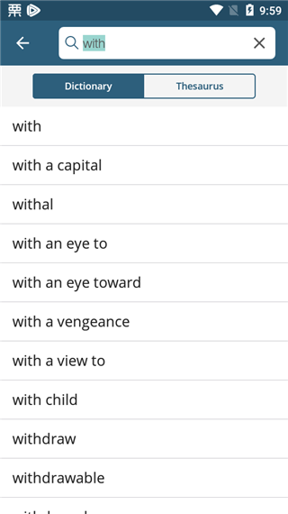 韦氏词典安卓官方版 V5.0.2